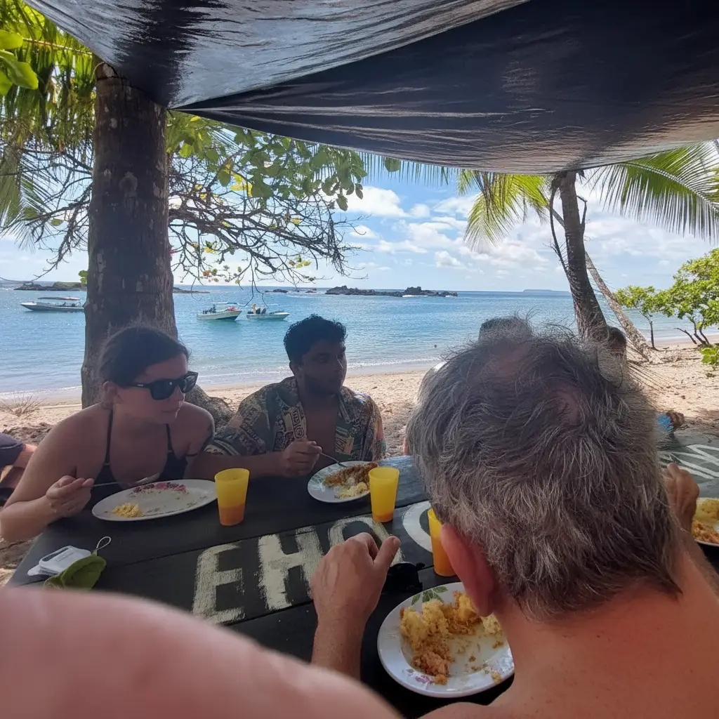 ALMUERZO EN CANO ISLDAND